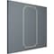 Ekena Millwork 31-in. W x 62-in. H Sussex Floral Panel Moulding Kit Single Panel PMLKSU31X62A - alternate 5